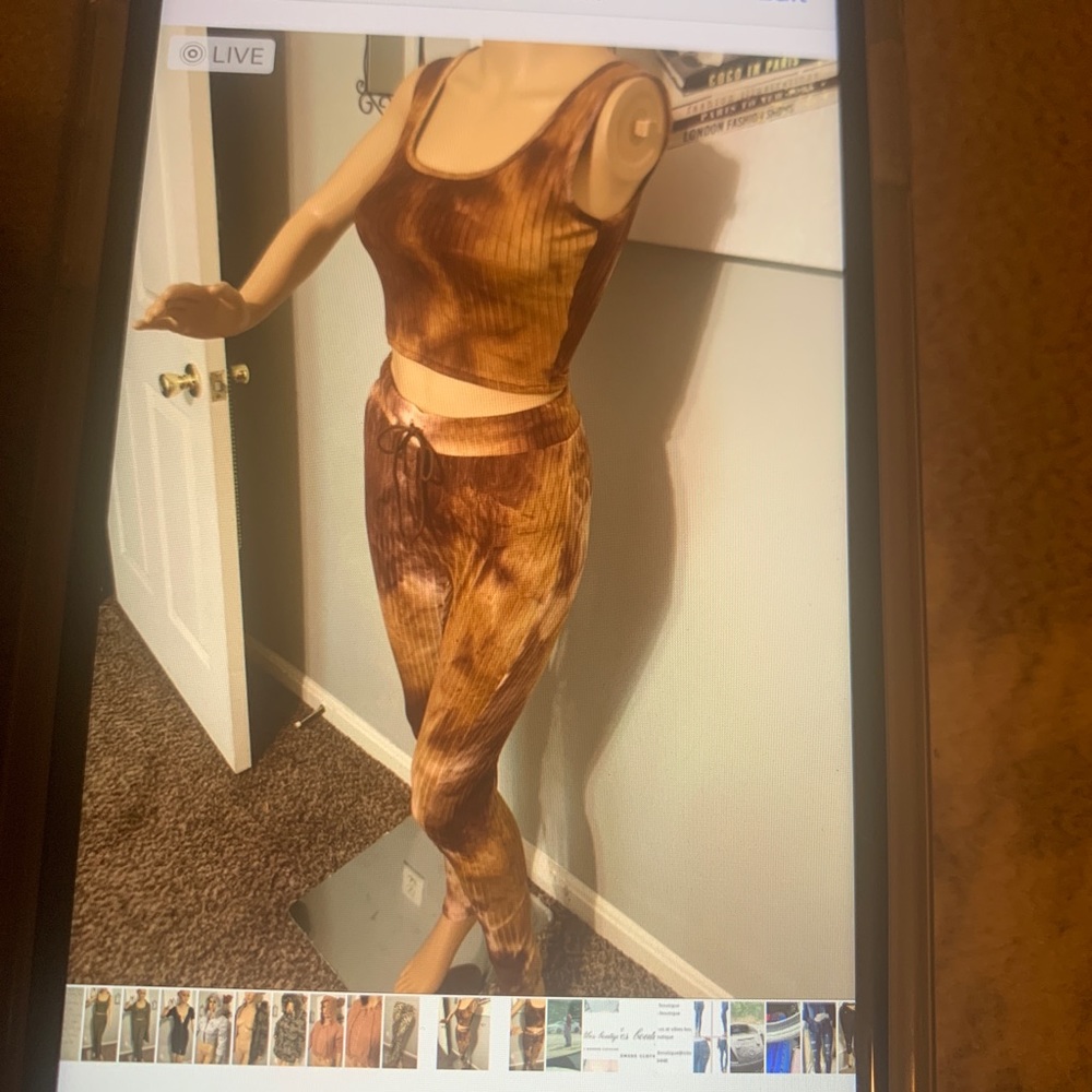 hot mocha legging set